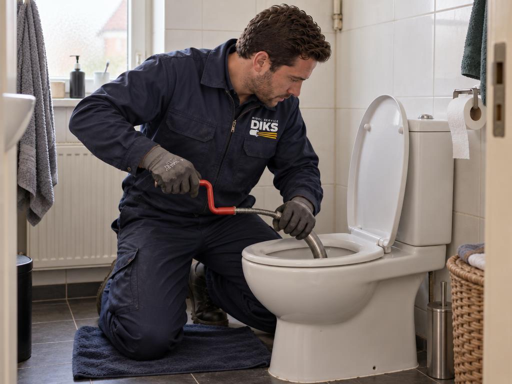 Toilet ontstoppen